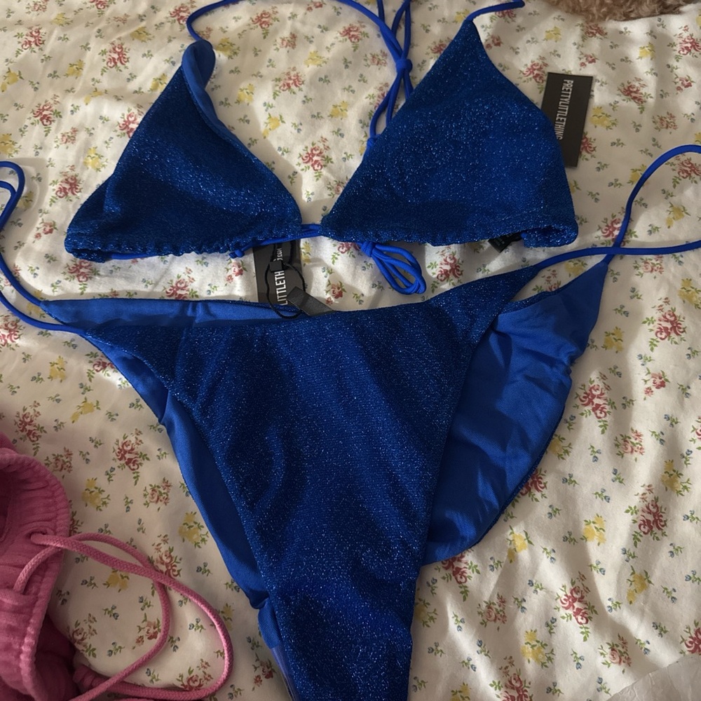 Sparkling Blue Bikini Set